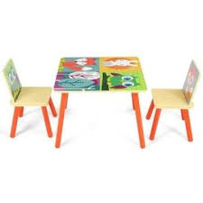 Functional As It Is The Table Enables Your Children To Eat Draw Play With Toys Read Write And So On Toddler Table And Chairs Kids Chairs Toddler Table
