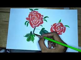 Cara melukis bunga mawar menggunakan cat air. 7 Cara Mewarnai Bunga Mawar Dengan Cat Air 3 Cara Untuk Menggambar Bunga Mawar Wikihow Tidak Dipungkiri Memang Harga Dan Kualitas Biasanya Berjalan Beriringan