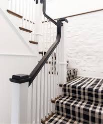 Black And White Stair Runner Tattersall Black Plaid Indoor Outdoor Rug Carpet Stairs Indoor Outdoor Rugs Stair Runner Carpet