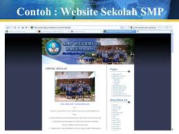 Contoh website sekolah yang pertama yaitu smkn 1 cimahi yang sudah berdiri sejak tahun 1974 dengan nama stm pembangunan bandung. Pengenalan Tik Oleh Bambang Sulistyo Ppt Download