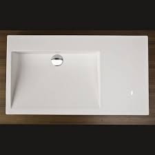 Unlike other expensive models, this affordable choice will improve the look of your bathroom. Incredible Lacava 5101 Luce Solid Surface Vanity Top With An Overflow Bathroom Sink Vanity Top Designs Mobilya