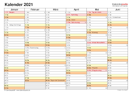 Sonderregelung der feiertage in deutschland. Kalender 2021 Zum Ausdrucken Als Pdf 19 Vorlagen Kostenlos