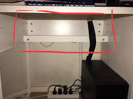 Check spelling or type a new query. How To Remove This Cable Tray From The Bottom Of My Desk I Ve Loosened The Cam Screws But Cannot Wiggle The Whole Thing Out As It Is Connected On Both Sides Ikea