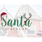 Santa at Avalon event in Alpharetta, GA