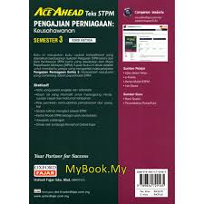 Pengajian perniagaan penggal 3 dihasilkan oleh : Myb Buku Ace Ahead Teks Stpm Semester 3 Pengajian Perniagaan Keusahawanan Oxford Fajar Shopee Malaysia