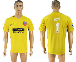 Atlético de madrid 2017/18 away nico gaitán #22 shirt soccer jersey; 2017 18 Atletico Madrid 1 Moya Away Thailand Soccer Jersey