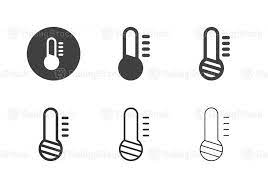 Low Temperature Icons Multi Series Vector Eps File Pictogram Design Icon Vector Icons Symbols