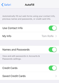 It's about halfway down the list of settings.step 3, tap autofill. Adjusting Autofill Deciding What Safari Knows About You Tapsmart