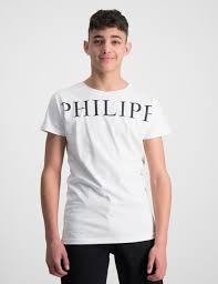 Scegli la consegna gratis per riparmiare di più. T Shirt Round Neck Ss Iconic Plein Weiss Philipp Plein Kidsbrandstore