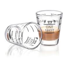 Jigger typically contains 44ml (1.5 us fluid ounces) and the u.k. Amazon Com Shot Glasses Measuring Cup Liquid Heavy Glass Wine Glass Espresso Shot Glass 1 5oz 45ml 2 Pack 45ml Shot Glasses