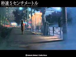 Ending Song Of The Movie 5 Centimeters Per Second Inspirational In 2019 Anime Scenery Anime City Animation Background