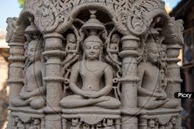 Image of Ancient Hindu Statues At Jain Temple, Osian-JG383345-Picxy