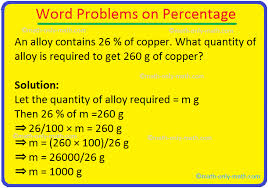 Questions and answers on activities for substituting into an algebraic free negative exponents worksheet. Word Problems On Percentage Percent Problems Real Life Problems