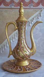Yapan Suat Cetindag Osmanli Saray Ibrik Antikalar Aluminyum Folyo Sanat Tablolar