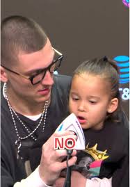 Tyler Herro and His Daughter