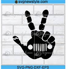 Jeep Wave Svg Jeep Hands Svg Peace Love Jeep Svg Png Dxf Eps Cricut File Silhouette Art Svg New Style