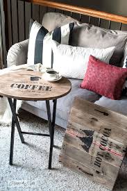 Maybe you would like to learn more about one of these? Unique Interchangeable Tv Tray For Christmas And Everyday Funky Home Decor Rustic Wooden Coffee Table Farm House Living Room