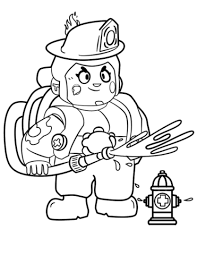 Video tutorial showing how to draw new brawler mr.p brawl stars by draw it cute. Coloring Pages Rysunki Z Brawl Stars Coloring And Drawing