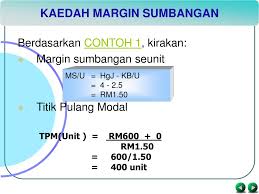 Analisis ulang pokok (analisis titik impas (bep) / break event point) suatu usaha dikatakan mencapai kondisi impas/ulang pokok/break event point. Ppt Analisis Kos Volum Untung Powerpoint Presentation Free Download Id 6192411