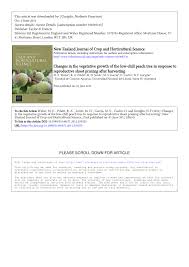 Gardeners throughout southern and coastal california may find that trees on this list will produce reliably in their gardens as well. Pdf Changes In The Vegetative Growth Of The Low Chill Peach Tree In Response To Reproductive Shoot Pruning After Harvesting