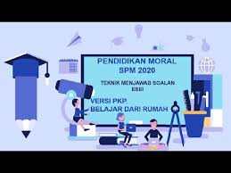 Firasat spm kertas model spm pendidikan moral kegunaan 2019 oleh cikgu bibi lim. Pendidikan Moral Spm Teknik Menjawab Soalan Esei Jenis Nilai Dan Bukan Nilai Bahagian 1 Youtube