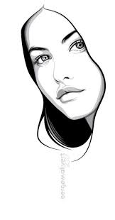 Black And White Pop Art Line Drawing 48 Ideas Pop Art Drawings Inspirational Pop Art Drawing Pop Art Design Vector Portrait Illustration