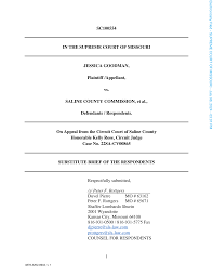 brief of county commission, commissioners and county collector in Supreme  Court of Missouri case number SC100554