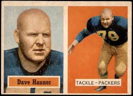 Amazon.com: 1957 Topps # 21 Dave Hanner Green Bay Packers (Football Card)  EX Packers Arkansas : Collectibles & Fine Art