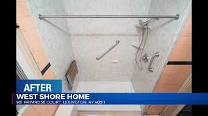 Your submission has been received! West Shore Home One Day Bath To Shower Transformation Abc 36 News