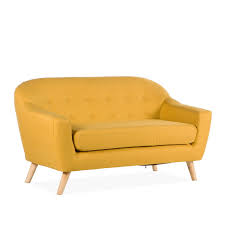 Relax Sofa 2 Platze Mit Widerstandsfahigem Polyester Bezogen Innere Struktur Aus Festem Holz Befestigung Durch Gummib Holzsofa Sofa Design Restaurant Stuhle