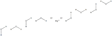 An inorganic compound consisting of one magnesium and two chloride ions. Magnesium Chloride Octahydrate