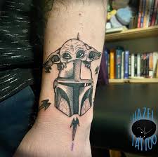 Updated 40 Baby Yoda Tattoos November 2020 Star Wars Tattoo Mandalorian Tattoo Star Wars Love