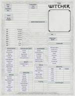 Dieser artikel enthält informationen wie du einen charakter erstellen kannst. The Witcher Charakterbogen Truant Spiele