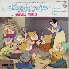 Mary poppins un morceau de sucre i disney. Filmic Light Snow White Archive 1963 Blanche Neige 45 Rpm Record Isabelle Aubret