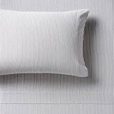 Black And White Striped Sheet Set Boxter Stripe Sheet Set In 2020 Striped Sheets Striped Duvet Covers Striped Duvet