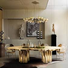 Ethan allen charter oak pedestal dining room table jacobean. Living Room Interior Design Luxury Modern Dining Table Design Novocom Top