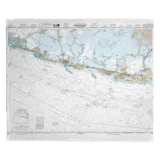 Fl Upper Matecumbe Islamorada Key Largo Fl Nautical Chart Blanket