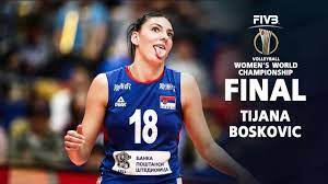 The star of serbia s show tijana boskovic top scorer volleyball olympic qualification 2019. Powerful Spiker By Tijana Boskovic L Serbia Volleyball World Championship 2018 Finals Youtube