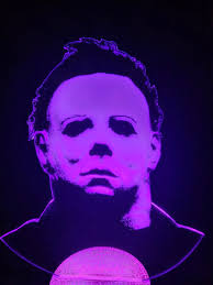 Michael Myers Holloween Scary 3d Lamp