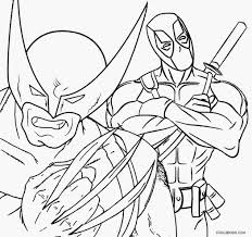 Printable Wolverine Coloring Pages For Kids Cool2bkids Coloring Pages Marvel Coloring Avengers Coloring Pages