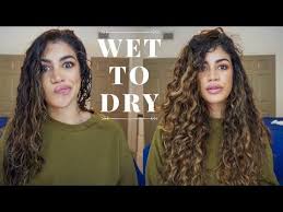 Don't hold hair on the iron because it leaves a crimp in your hair—you're able to see where the iron was, polko explains. How I Dry My Hair Wet To Dry 2c 3a Wavy Curly Hair Routine Youtube Curly Hair Styles Hair Routines Wavy Curly Hair