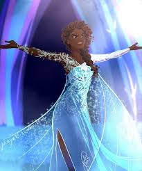 These Racebent Frozen Characters Are Absolutely Stunning Black Disney Princess Black Girl Cartoon Disney Fan Art