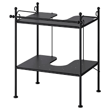 Ronnskar Wash Basin Shelf Black Ikea Ikea Shelves Wash Basin