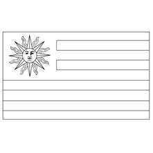 coloriage du drapeau de l uruguay sport coupe monde football a imprimer gratuit conditionneur fil paradis