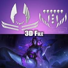 3D file Accessoires Spirit Blossom Cassiopeia League of Legends Fichiers  STL・Design to download and 3D print・Cults