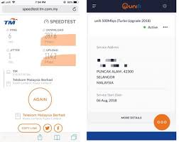 Tm speed test (telekom malaysia) for fastest internet there is a need of stable connection and that must be from a renowned company. Naik Taraf Unifi Turbo Mula Diperkenalkan Menawarkan Internet Pada Kelajuan Sehingga 800mbps Amanz