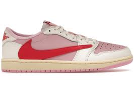 JORDAN 1 RETRO LOW OG SP TRAVIS SCOTT SAIL TROPICAL PINK