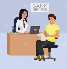 Let our tools help you reach your financial goals. Vector Illustration Of Bank Service Female Manager And Client Royalty Free Cliparts Vectors And Stock Illustration Image 100311895