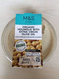 Organic Houmous With Extra Virgin Olive Oil Marks Spencer