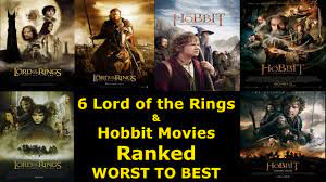 We break it all down here. 6 Lord Of The Rings And Hobbit Movies Ranked Worst To Best Ranked 8 Youtube